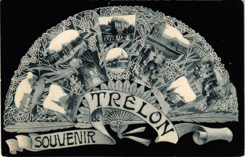 Carte postale ancienne Souvenir de Trelon à Trélon