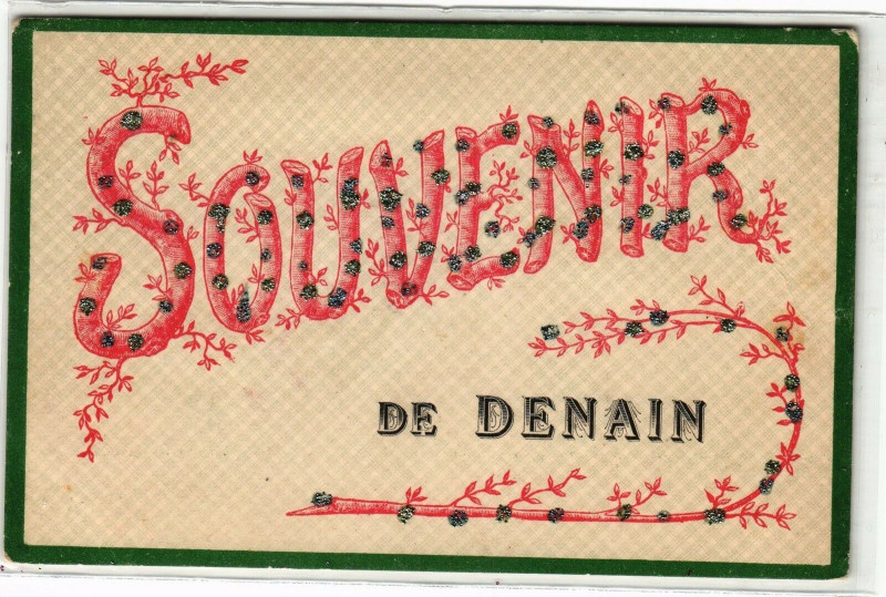 Carte postale ancienne Souvenir de Denain à Denain