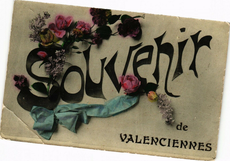 Carte postale ancienne Souvenir de Valenciennes à Valenciennes