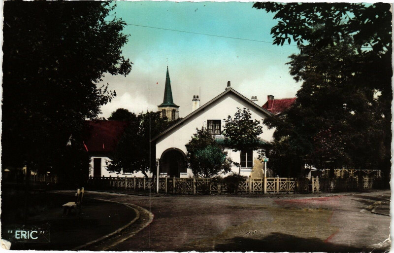 Carte postale ancienne Denain - Le parc lebret à Denain