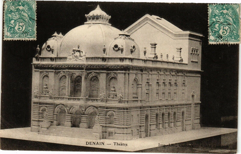 Carte postale ancienne Denain - Theatre à Denain