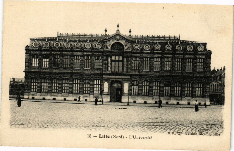 Carte postale ancienne Lille - L'Universite à Lille