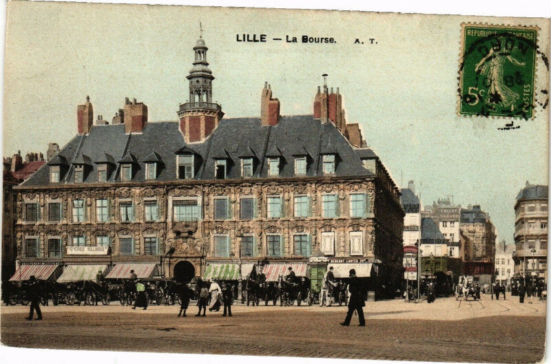 Carte postale ancienne Lille - La Bourse à Lille