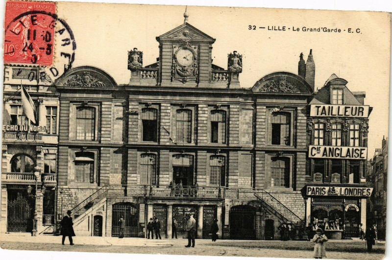 Carte postale ancienne Lille - La Grand'Garde à Lille
