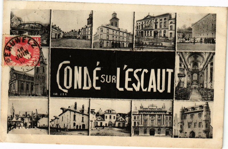 Carte postale ancienne Conde-sur-Escaut
