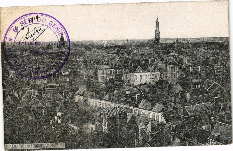 Carte postale ancienne Valenciennes - Panorama à Valenciennes