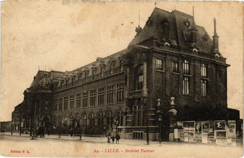 Carte postale ancienne Lille - Institut Pasteur à Lille