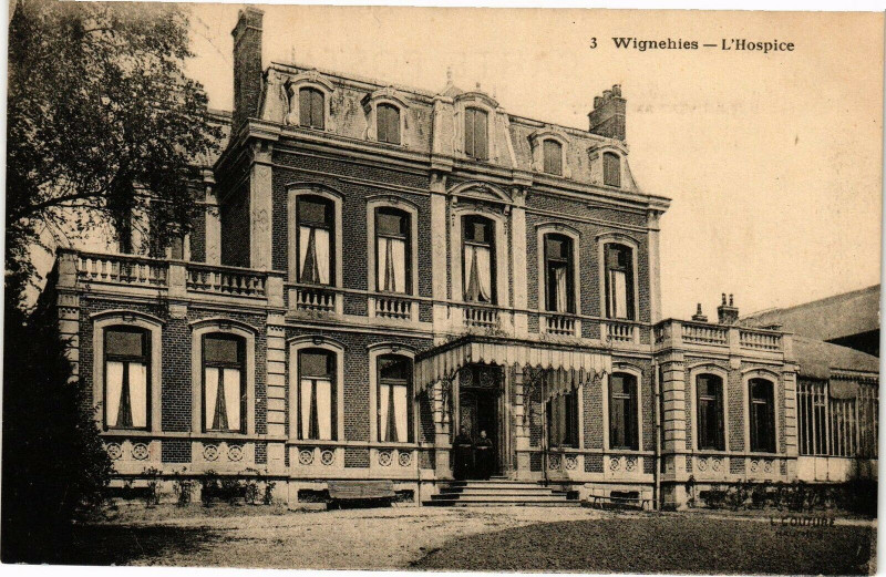 Carte postale ancienne Wignehies - L'Hospice à Wignehies