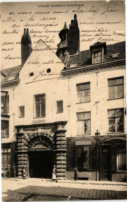 Carte postale ancienne Lille - Hospice Comtesse à Lille