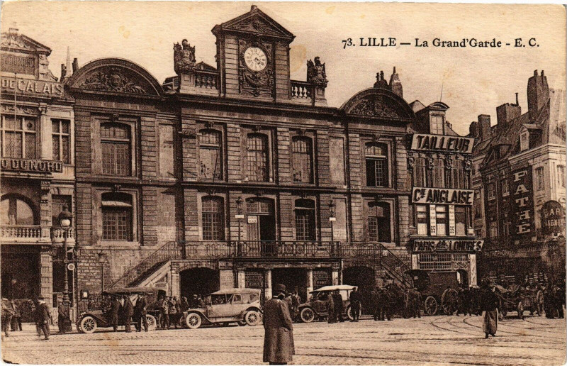 Carte postale ancienne Lille - La Grand'Garde à Lille