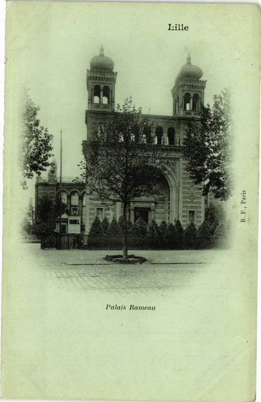 Carte postale ancienne Lille - Palais Rameau à Lille