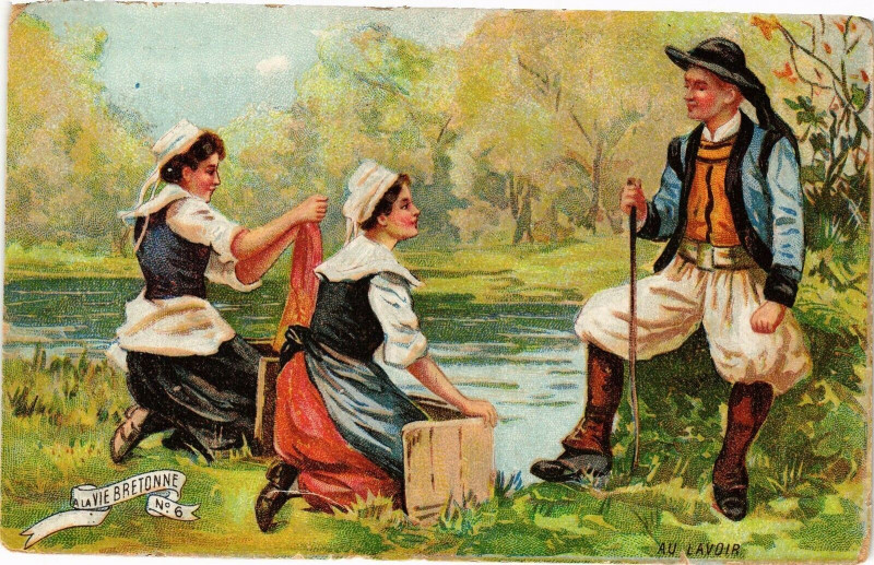Carte postale ancienne La Vie Bretonne