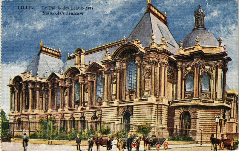 Carte postale ancienne Lille - Le Palais des Beaux-Arts - Beaux-Arts Museum à Lille