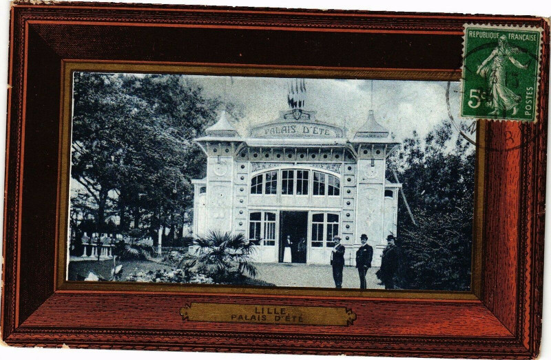 Carte postale ancienne Lille - Palais d'Ete à Lille
