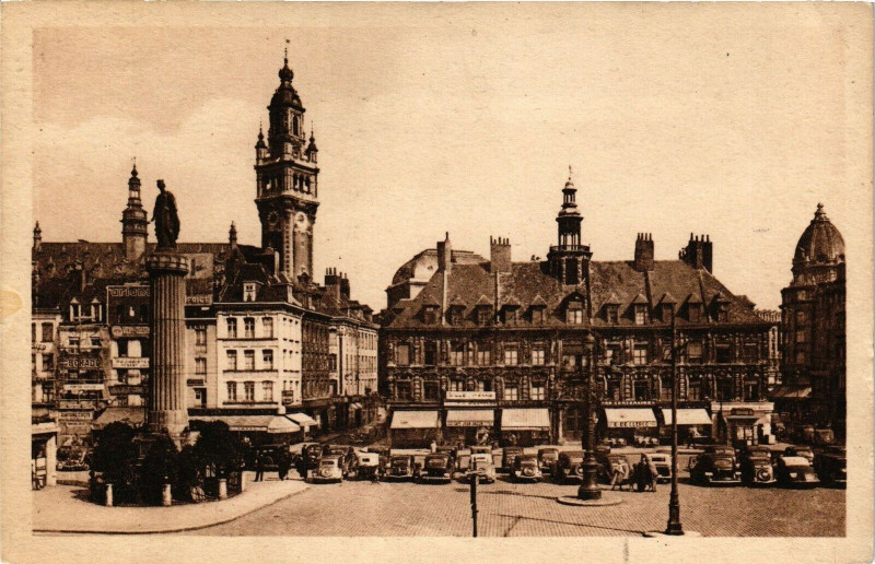 Carte postale ancienne Lille - La Grand' Place à Lille
