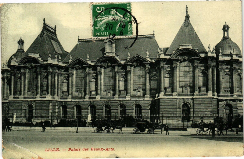 Carte postale ancienne Lille - Palais des Beaux-Arts à Lille