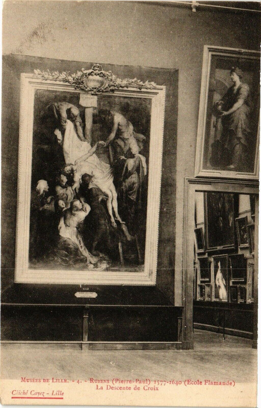 Carte postale ancienne Musée de Lille - Rubens (Pierre-Paul) 1522-1640 (Ecole Flamande) à Lille