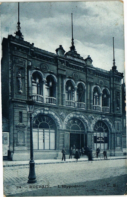 Carte postale ancienne Roubaix - L'Hippodrom à Roubaix