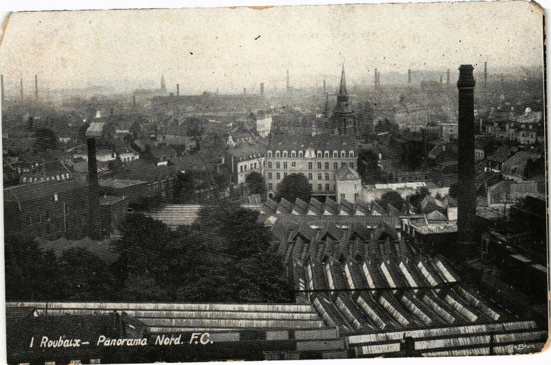 Carte postale ancienne Roubaix - Panorama Nord à Roubaix