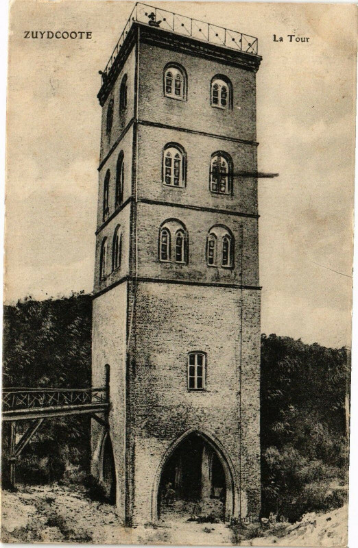 Carte postale ancienne Zuydcoote - La Tour à Zuydcoote