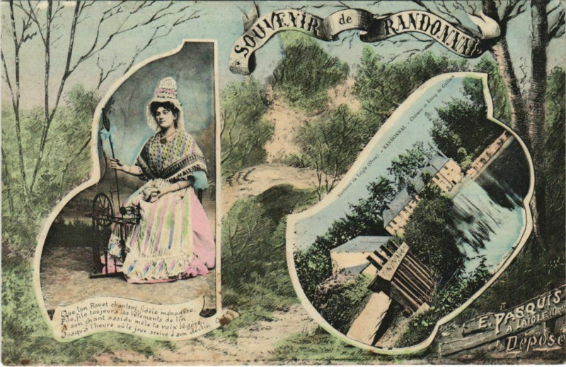 Carte postale ancienne Suvenir de Randonnal