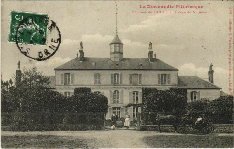 Carte postale ancienne Chateau de Nuisement