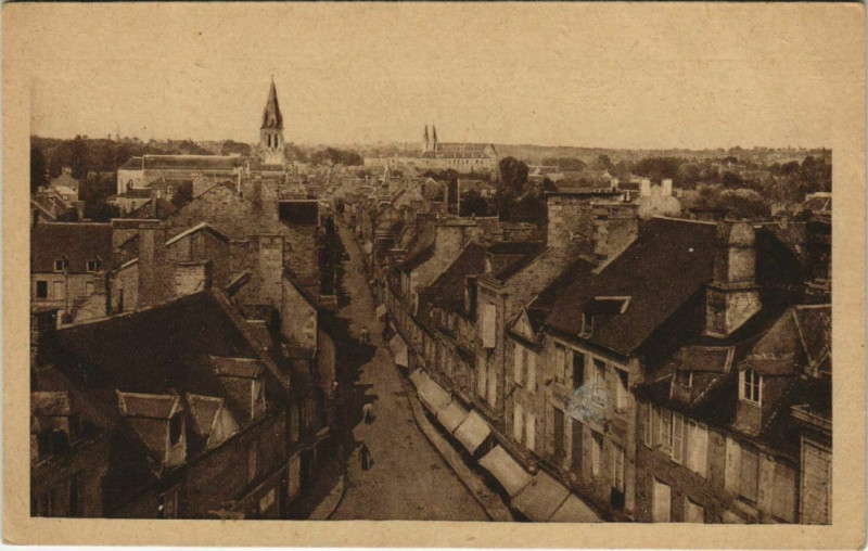 Carte postale ancienne Tinchebray Vue générale