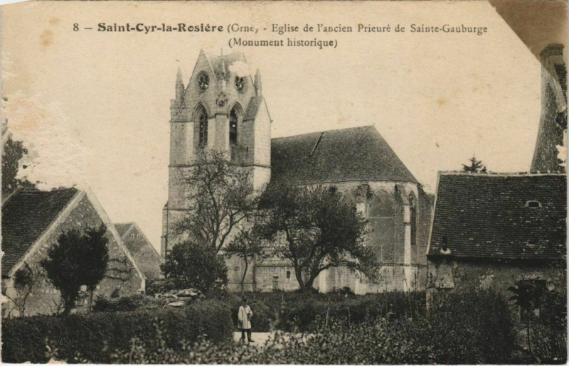 Carte postale ancienne Saint-Cyr la Rosiere à Sai
