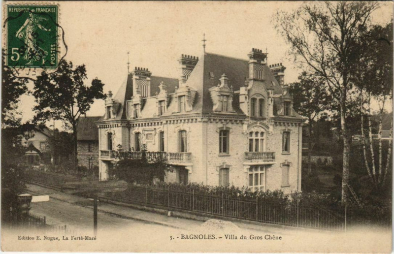 Carte postale ancienne Bagnoles Villa du Gros Chéne