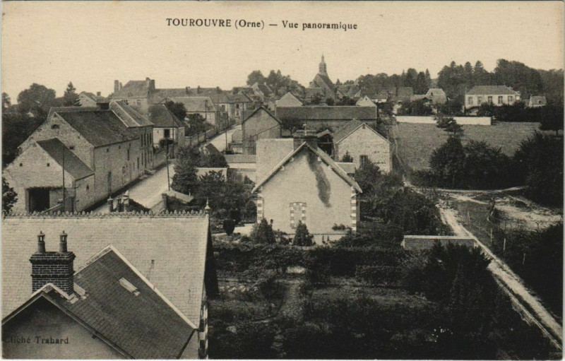 Carte postale ancienne Tuoruvre Vue panoramique