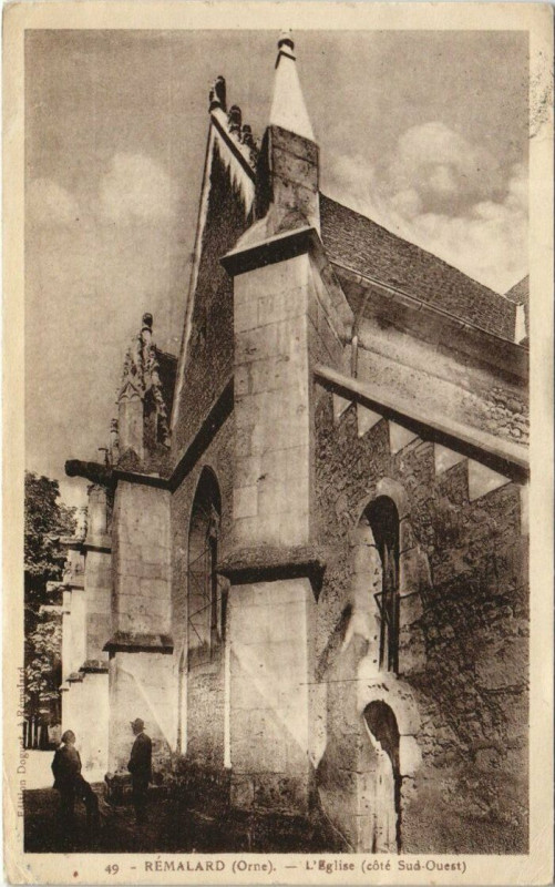 Carte postale ancienne Remald L'Eglise (cote Sud Quest)
