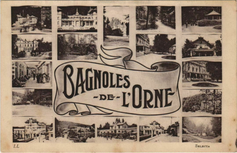 Carte postale ancienne Bagnoles-de-l'Orne