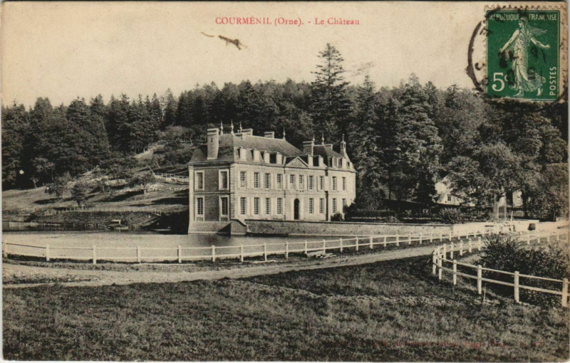 Carte postale ancienne Courmenil Le Chateau France