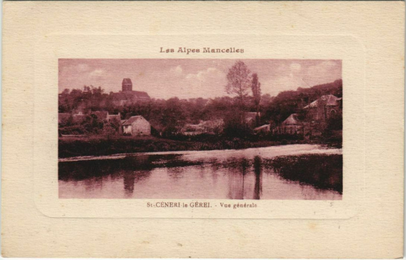 Carte postale ancienne St.Ceneri le Gerei Vue Generale France à Ri