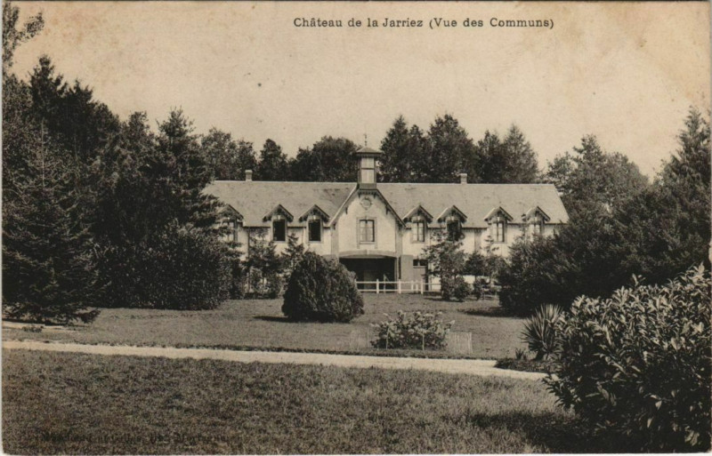 Carte postale ancienne Chateau de la Jarriez France à Ri