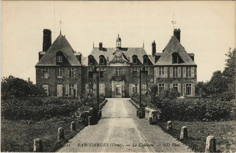 Carte postale ancienne Rabodanges Le Chateau France