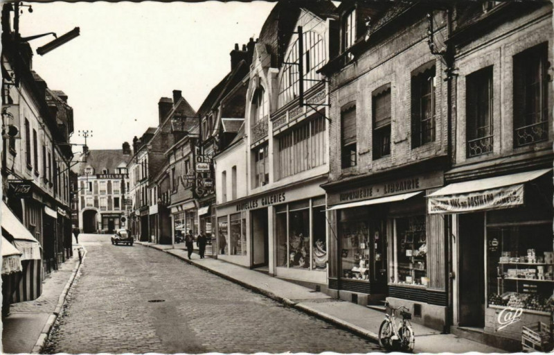 Carte postale ancienne Laigle Rue Romain Darchy France