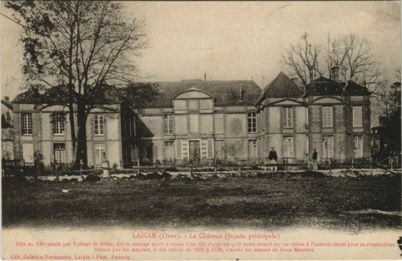 Carte postale ancienne Laigle Le Chateau France