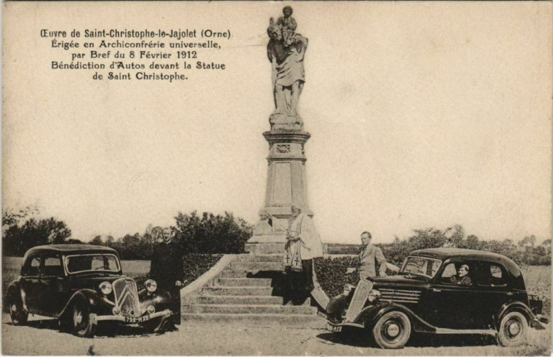 Carte postale ancienne Saint-Christophe le Jajolet France à Ri