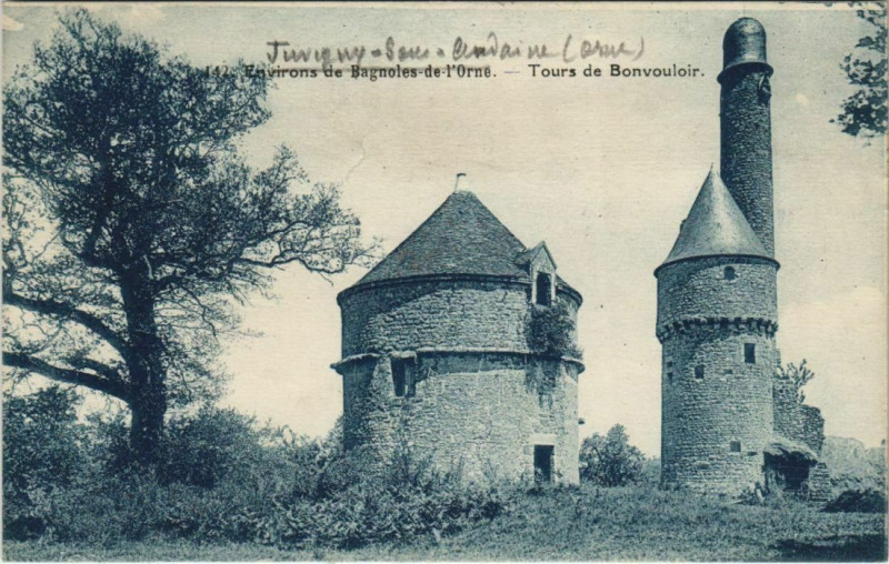Carte postale ancienne Tours de Bonvouloir France