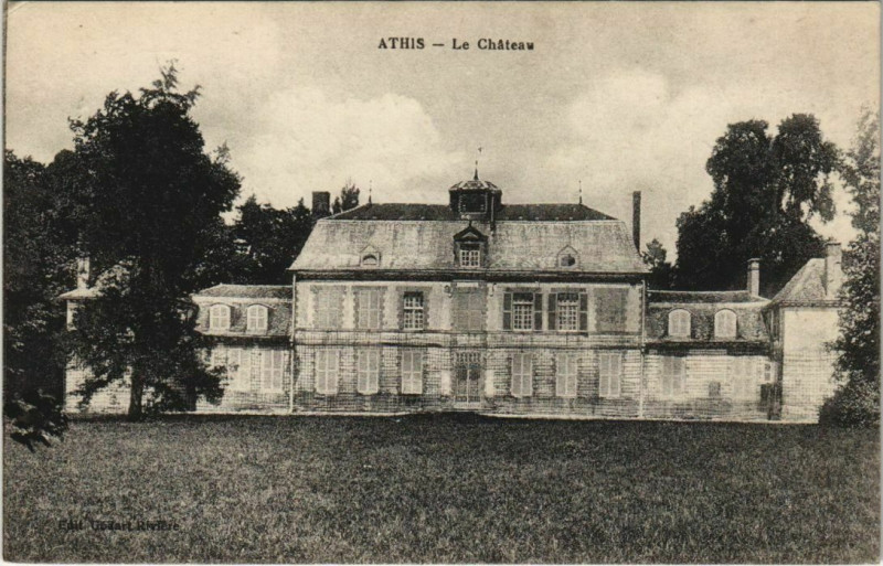 Carte postale ancienne Athis Le Chateau France