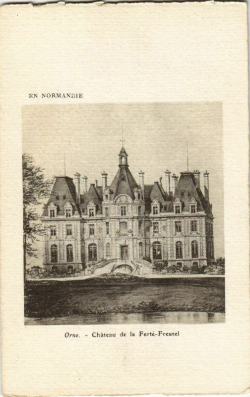 Carte postale ancienne Chateau de la Ferte-Fresnel France