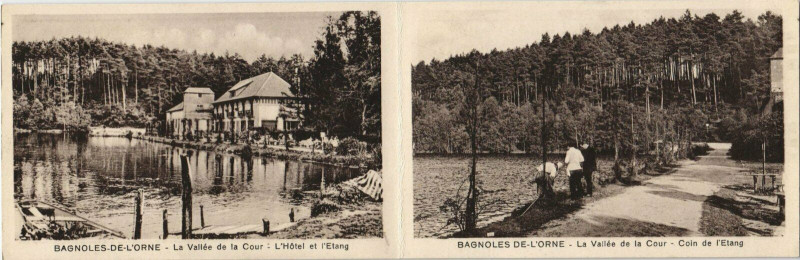 Carte postale ancienne Bagnoles de L'Orne France