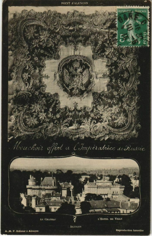 Carte postale ancienne Alencon Souvenir d'Alencon France à Alençon