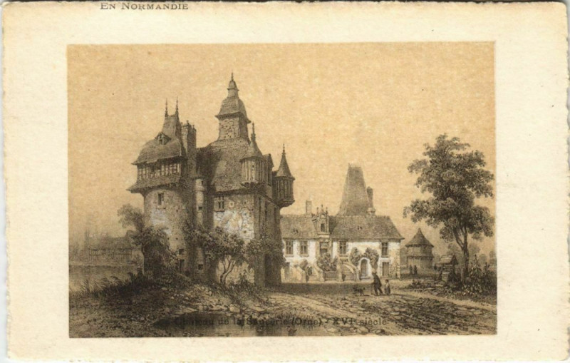 Carte postale ancienne Chateau de la Saucerie à Ri