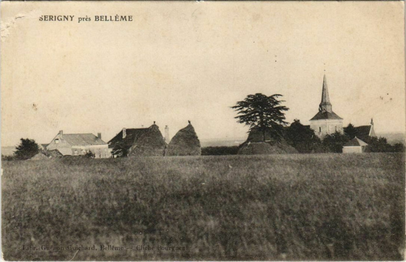 Carte postale ancienne Serigny pres Belleme à Bellême