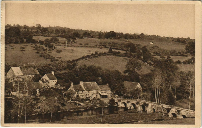 Carte postale ancienne Sainte Croix-La Vallée de l'Orne à Sai