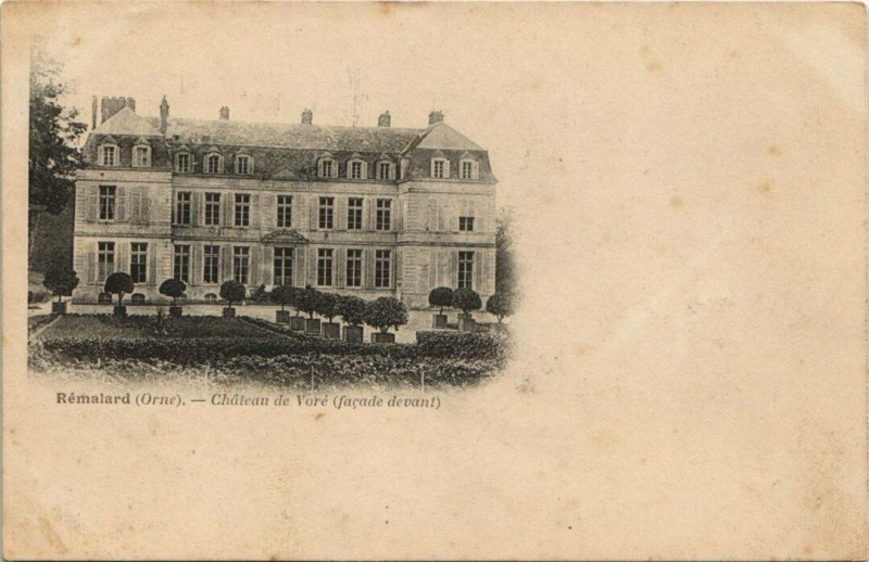 Carte postale ancienne Remalard - Chateau de Voré