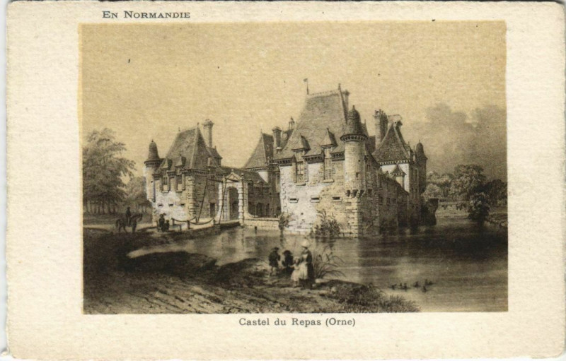 Carte postale ancienne Castel du Repas