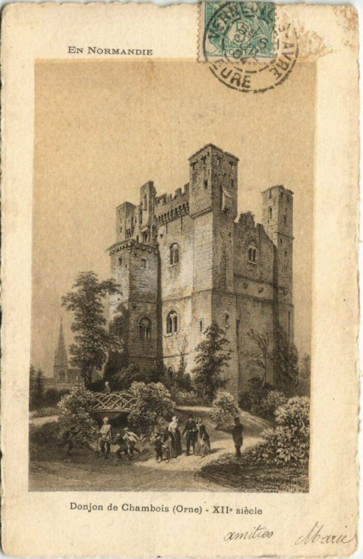 Carte postale ancienne Donjon de Chambois